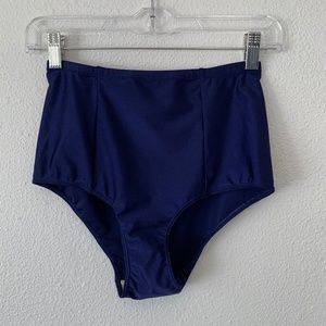 American Apparel royal blue high waist swim brief